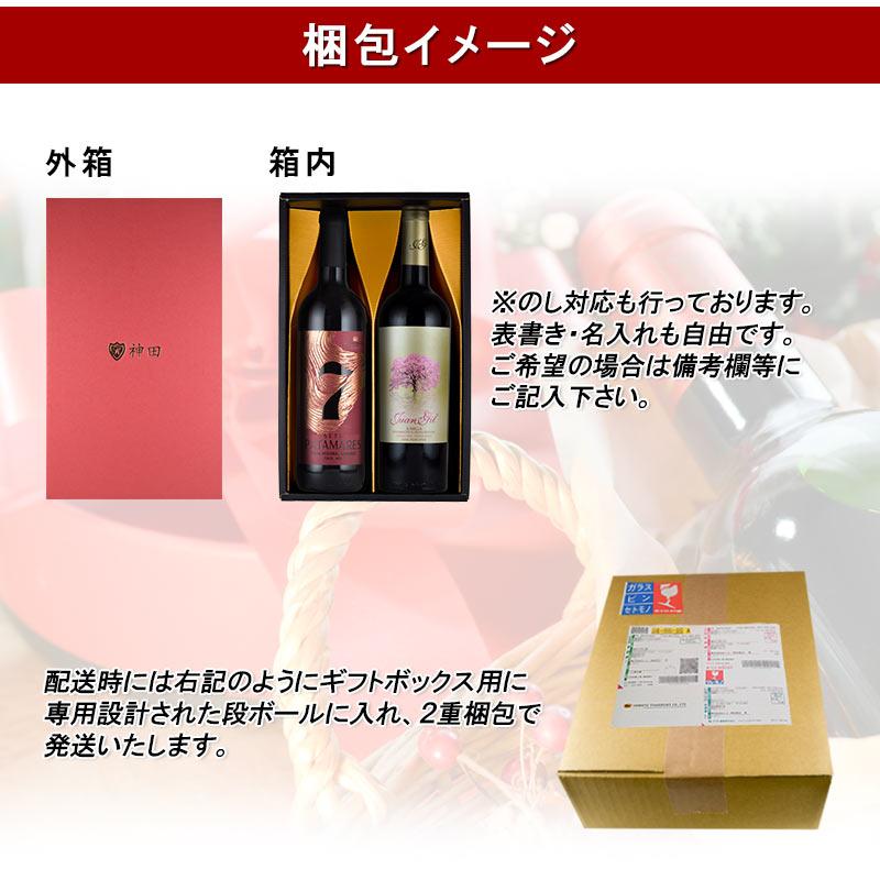 敬老の日 プレゼント 星付きレストラン採用赤ワイン2本ギフト : 神田