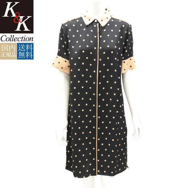 エスカーダ スポート ワンピース ドットプリント ブラック×ベージュ 2020年春夏 国内正規品