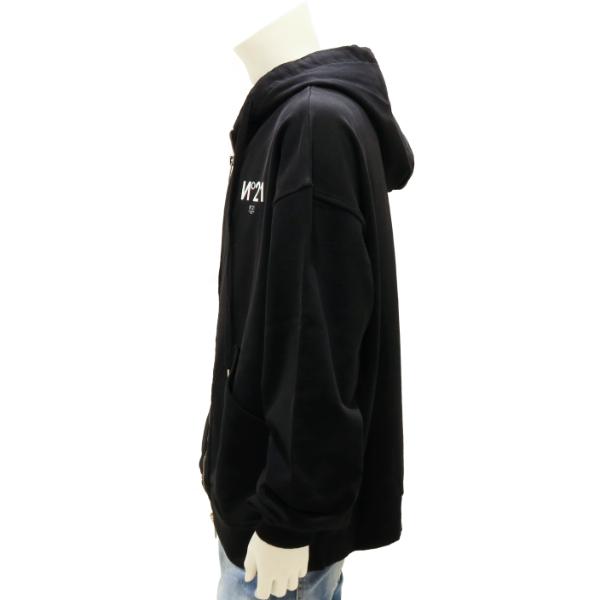 【セール 50%オフ】 ヌメロ N°21 ヌメロヴェントゥーノ ジップパーカー ブラック 国内正規品 | N°21 | 04