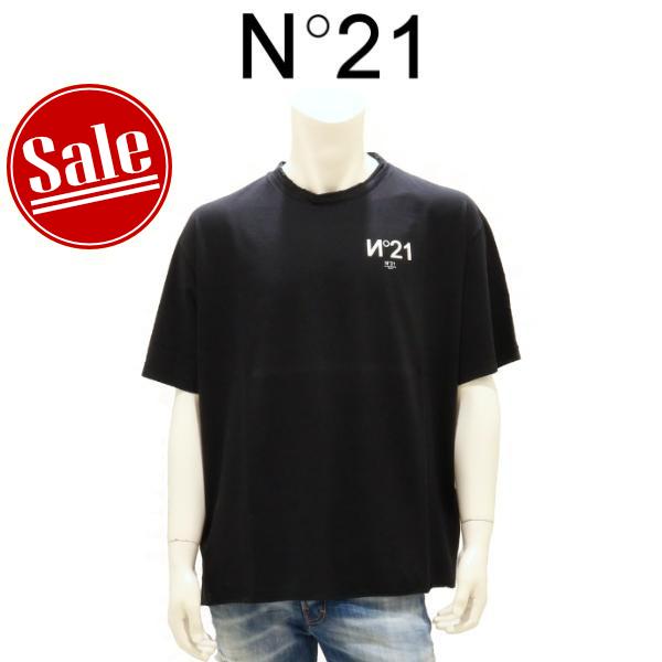 【セール 50%オフ】 ヌメロ N°21 ヌメロヴェントゥーノ Tシャツ 半袖 ブラック 国内正規品 | N°21