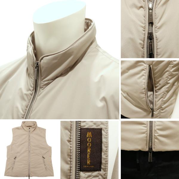 【国内正規品】 MooRER 中綿ベスト ムーレー メンズ インサレーションベスト SENIO-SKT MARMO ベージュ 国内正規品の画像