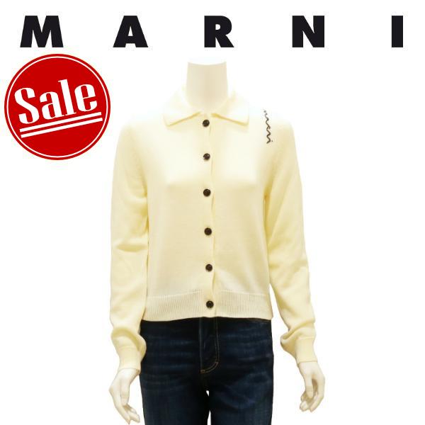 【セール 30%オフ】 MARNI マルニ レディース カーディガン クリーム 国内正規品 | MARNI