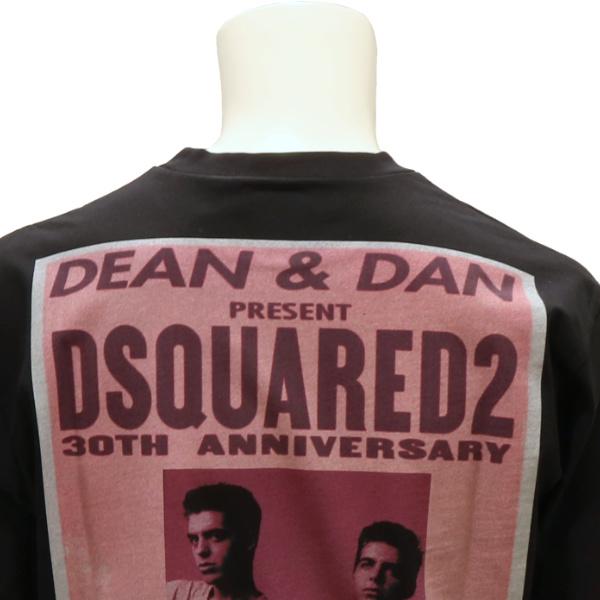 【セール 30%オフ】 ディースクエアード Tシャツ DSQUARED2 半袖 30周年アニバーサリー バックプリント ブラック 国内正規品 | DSQUARED2 | 07