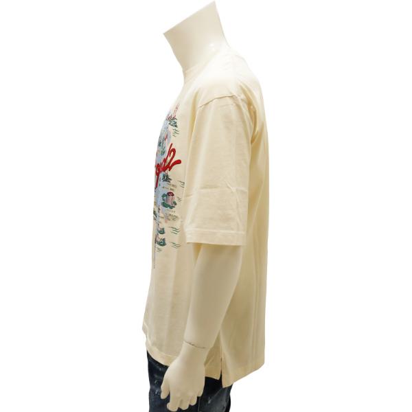 【2026年春夏】 ディースクエアード Tシャツ DSQUARED2 ALOHA SOUVENIR 半袖 ルーズフィット 国内正規品の画像