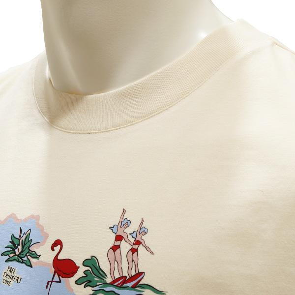 【2026年春夏】 ディースクエアード Tシャツ DSQUARED2 ALOHA SOUVENIR 半袖 ルーズフィット 国内正規品の画像