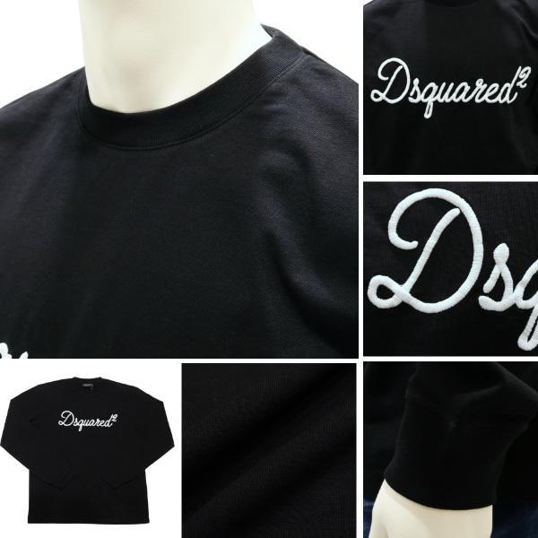 【2026年春夏】 ディースクエアード DSQUARED2 ロングスリーブTシャツ 日本限定アイテム ロゴ ブラック 国内正規品 | DSQUARED2 | 02