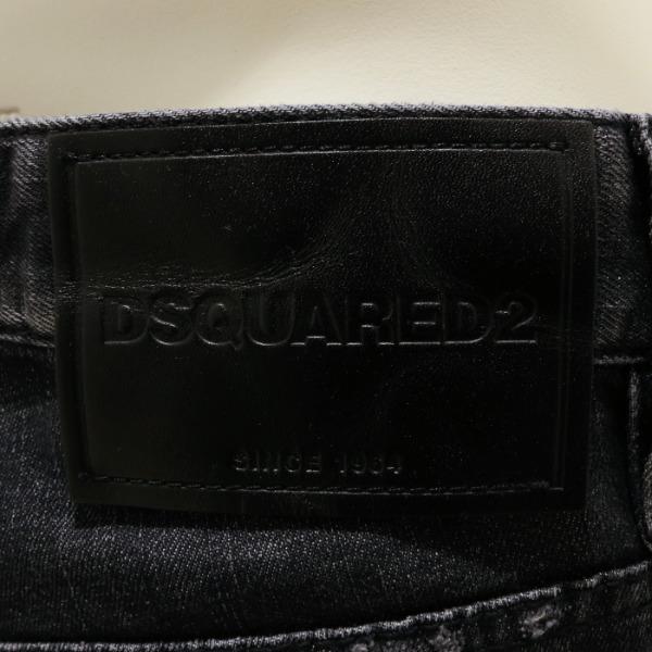 【2026年春夏】 ディースクエアード ジーンズ DSQUARED2 デニム BLACK FOG WASH TEDDY TIDY BIKER タイディバイカー ブラック 国内正規品の画像