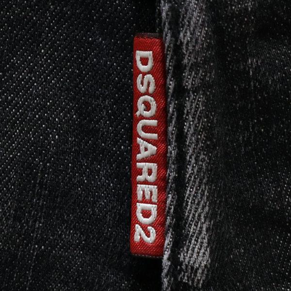 【2026年春夏】 ディースクエアード ジーンズ DSQUARED2 デニム BLACK FOG WASH TEDDY TIDY BIKER タイディバイカー ブラック 国内正規品の画像