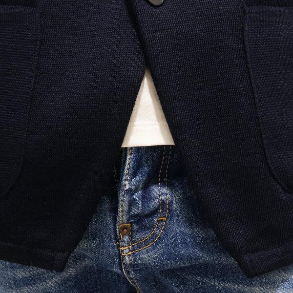 【国内正規品】 パオローニ ニットジャケット PAOLONI ウール ネイビー 国内正規品 |  | 12