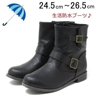 幅広 ワイズ 4e ショートブーツ 大きいサイズ レディース 靴 25 5cm 26cm 26 5cm 対応 エンジニアブーツ 2412tw Boot004 Kando大きいサイズレディース靴 通販 Yahoo ショッピング