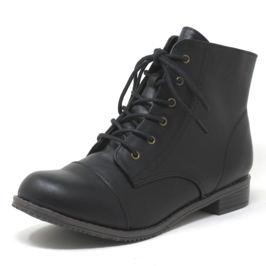 ショートブーツ 大きいサイズ レディース レースアップ ブーツ 25.5cm 26cm 対応 ストレートチップ レースアップブーツ 1415TW |  | 11
