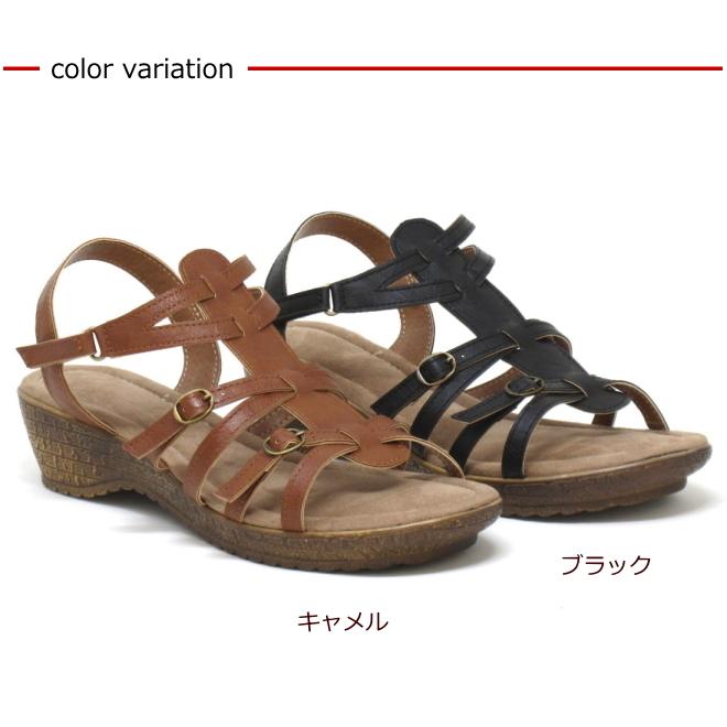 サンダル レディース 大きいサイズ 25 5cm 26cm 26 5cm 対応 グラディエーターサンダル ウェッジサンダル 3197tw Sandal021 Kando大きいサイズレディース靴 通販 Yahoo ショッピング
