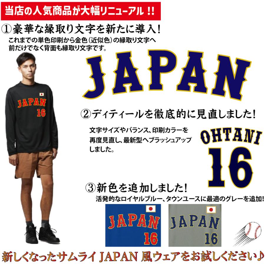 2025ver. 侍ジャパン 野球 日本代表ユニフォーム風Tシャツ&ロン 2025ver. 侍ジャパン 野球 日本代表ユニフォーム風Tシャツ&ロン