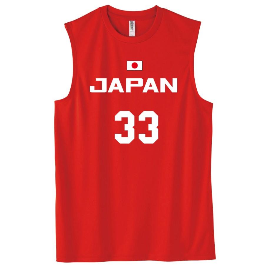 【パリ五輪】バスケ日本代表JAPANユニフォーム　ノースリーブ　応援グッズ　オリンピック　スラムダンク｜kandou-t-shirt｜11