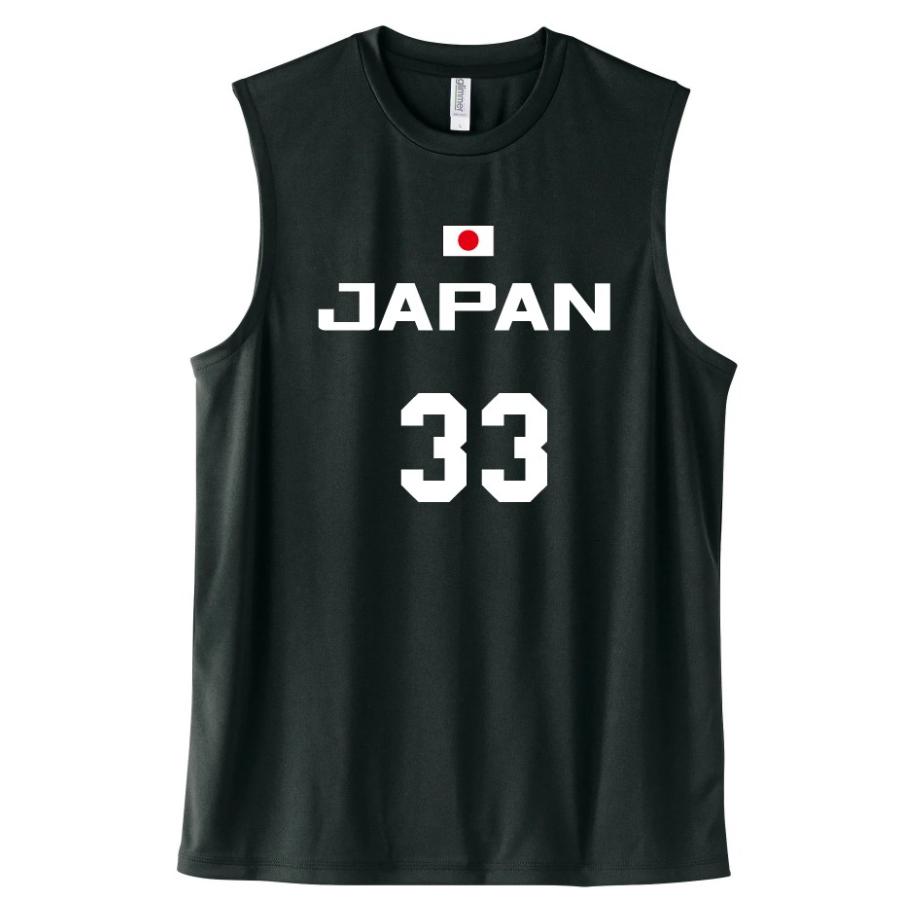 【パリ五輪】バスケ日本代表JAPANユニフォーム　ノースリーブ　応援グッズ　オリンピック　スラムダンク｜kandou-t-shirt｜12
