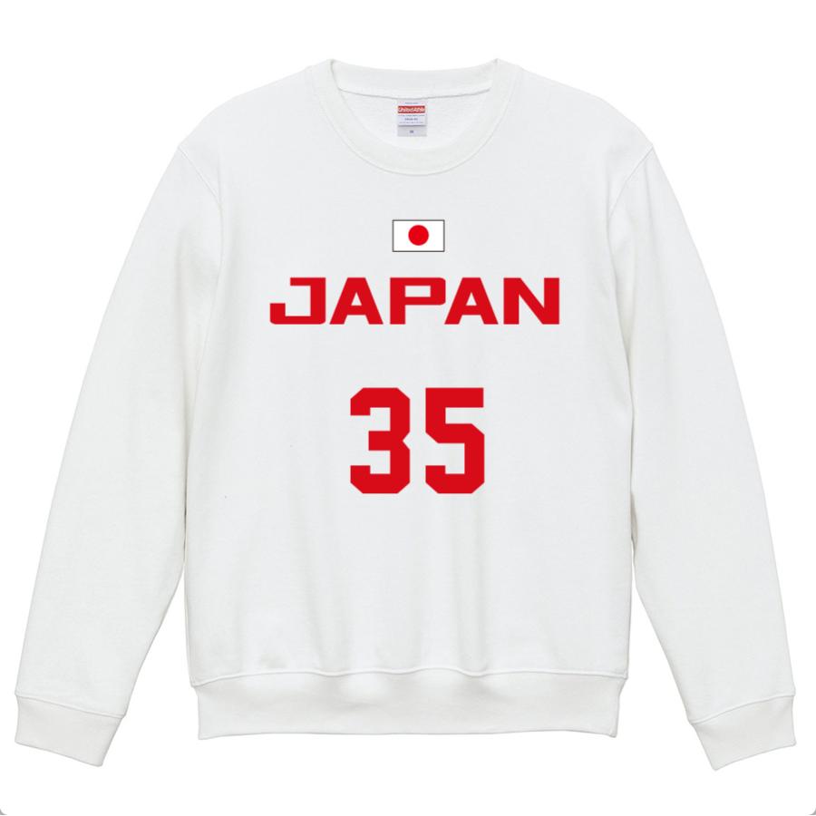 【パリ五輪】バスケ日本代表JAPANユニフォーム風応援スウェット　トレーナー　パーカー　応援グッズ オリンピック　スラムダンク｜kandou-t-shirt｜14