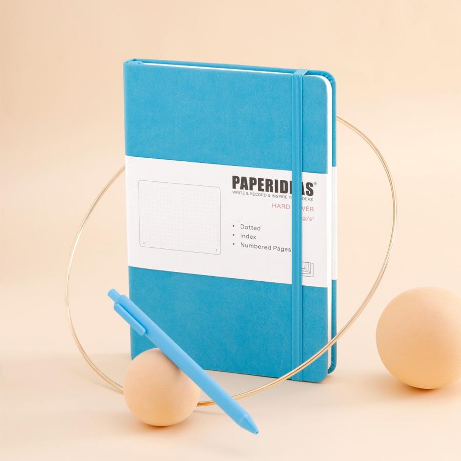 PAPERIDEAS ノート A5サイズ ハードカバー ノートブック メモ帳