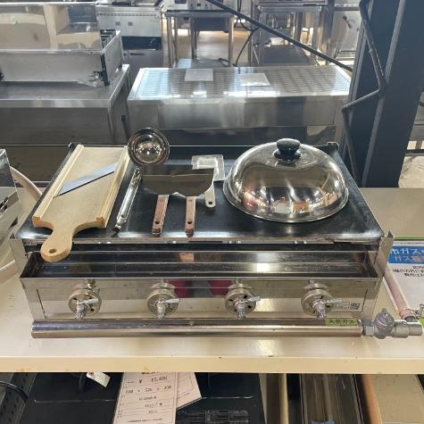 中古】 鉄板焼き機 伊藤金属 YS600 2017年製 都市ガス幅620×奥行 中古】 鉄板焼き機 伊藤金属 YS600 2017年製 都市ガス幅620×奥行