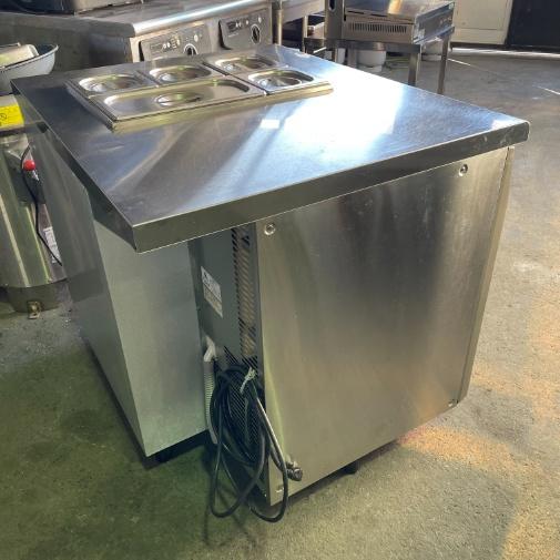 中古】 フクシマ サンドイッチコールドテーブル YRW-090RM2(改 中古】 フクシマ サンドイッチコールドテーブル YRW-090RM2(改