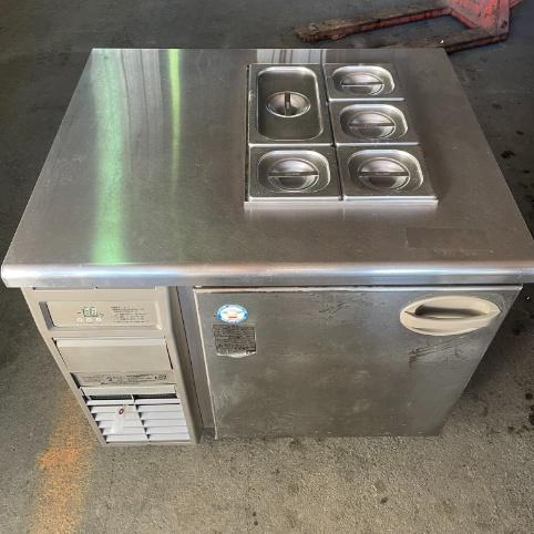 中古】 フクシマ サンドイッチコールドテーブル YRW-090RM2(改 中古】 フクシマ サンドイッチコールドテーブル YRW-090RM2(改