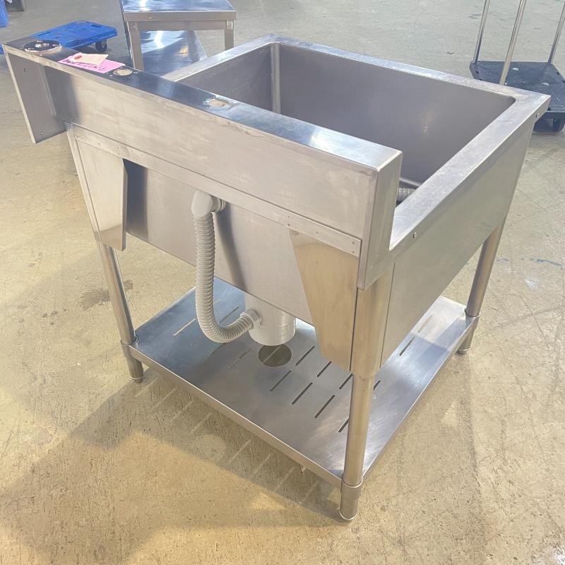 中古 一槽シンク 750×655