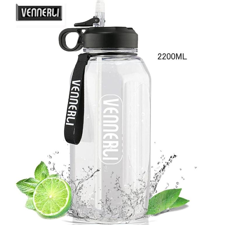 ストロー 2リットルボトル 2 2l 直飲み Bpaフリー 軽量の水筒 大容量 ボトル Vennerli 大型ウォーターボトル 高い密封性 スポーツボトル Shang L5 Sunshine Smile 通販 Yahoo ショッピング