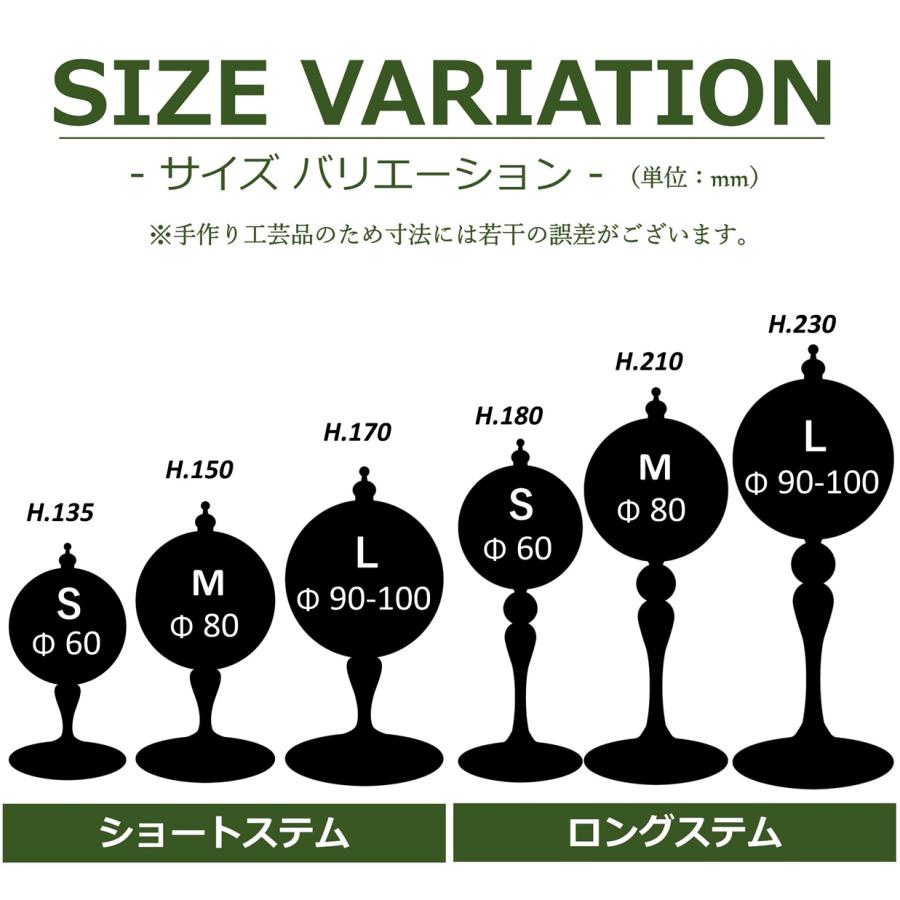 ラジオメーター ドイツ製 高品質 リヒトミューレ スタンダード S 選べるステム ショート/ロング 全6色 リヒテンヘルド ガラス モダン オブジェ 癒しグッズ｜kanedaya-lichtmuhle｜06