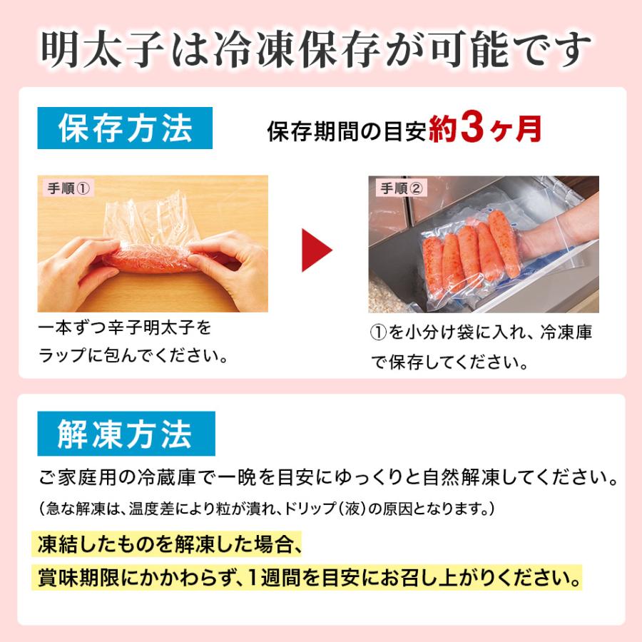 明太子 かねふく ギフト ふとっぱら明太子 700g(2L〜3Lサイズ) 無着色 一本物  送料無料 kanefuku ギフト 贈り物 博多直送 公式ストア｜kanefuku｜18