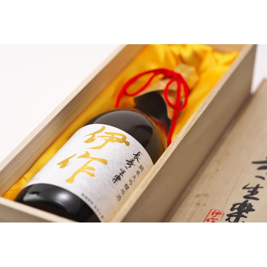 伊作　日本酒　純米大吟醸　原酒　720ml　桐箱入り（新酒）｜kanekawa｜04