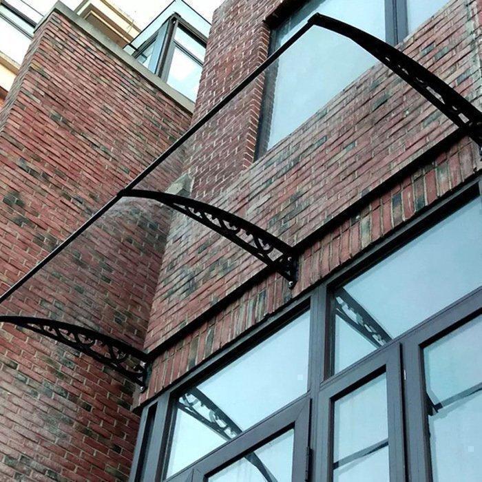 テラス屋根壁付け雨よけ日よけベランダ柱なし式アルミ製錆止め テラス屋根壁付け雨よけ日よけベランダ柱なし式アルミ製錆止め