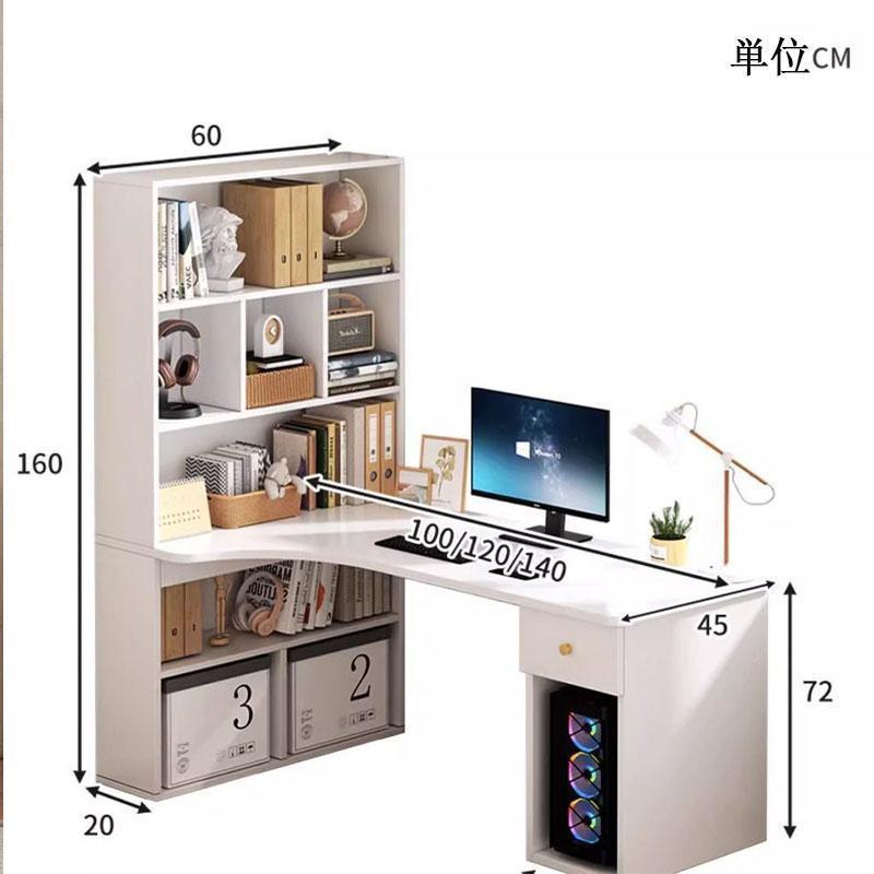 パソコンデスク デスク 机 学習机 勉強机 おしゃれ L字型100cm 120cm 140*60*160CM PCデスク オフィスデスク ゲーミングデスク 大人 シンプル eスポーツ｜kaneko-shoten｜08