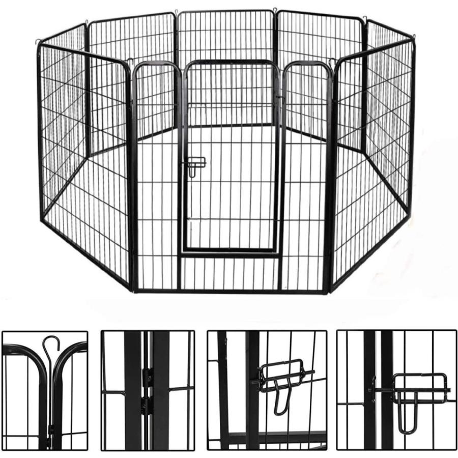 開店祝い ペットフェンス 中大型犬用 ペットケージ パネル8枚 ペットサークル 四角ポール 折り畳み式 ゲージ サークル トレーニングサークル 室内室外兼用 犬小屋 Cwwl Kaneko Store 通販 Yahoo ショッピング 楽天ランキング1位 Rs2 Co Uk