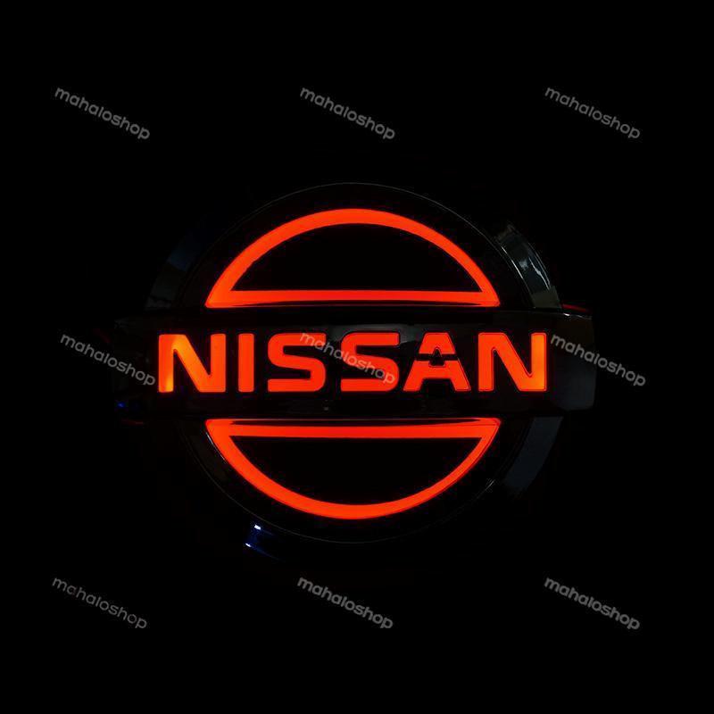 日産 NISSAN 5D LEDエンブレム 交換式 10.6cm×9cm 11.7×10cm フロント用 リア用 ライト カラー選択 自動車 外装用品 おしゃれ エンブレム｜kaneko-store｜04