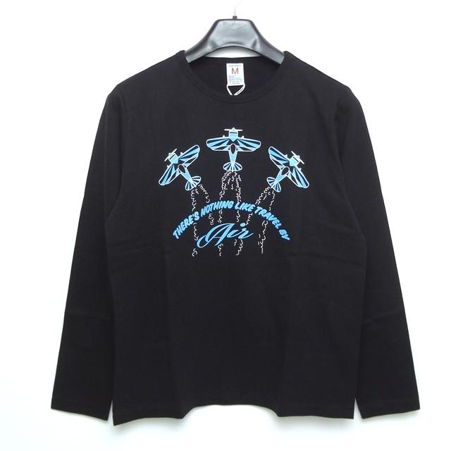 Denime（ドゥニーム） ロンT 長袖Tシャツ D15AW034 ネイビー ホワイト