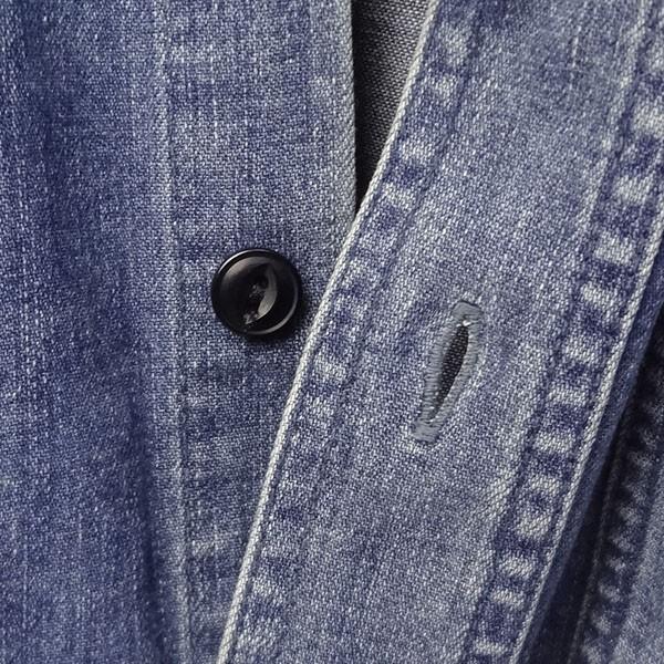 ドゥニームデニム　長袖シャツ　サイズL Denime（ドゥニーム） アメカジ ウェスタンシャツ デニム 長袖シャツ