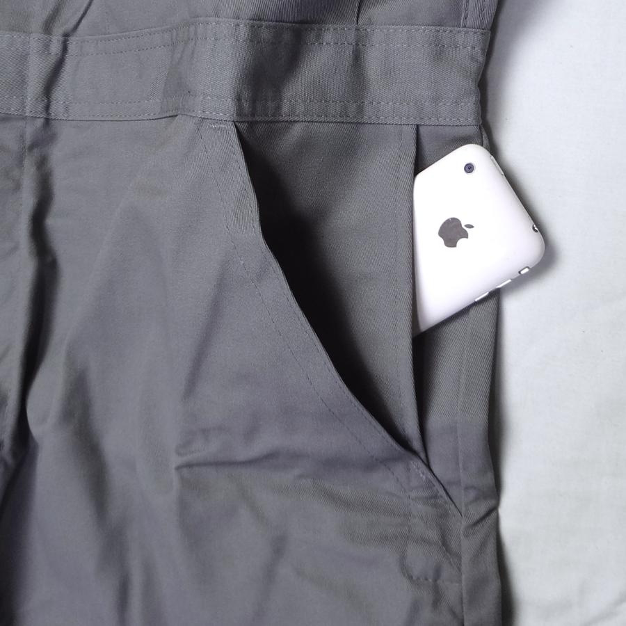 グレー ボタン付きカバーオール Lサイズ Dickies（ディッキーズ） カバーオール XL-REG 46/48 大きいサイズ