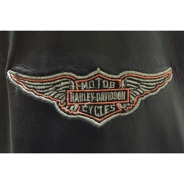 ハーレーダビッドソン　レザーパーカー Harley Davidson ハーレーダビッドソン レディース レザー