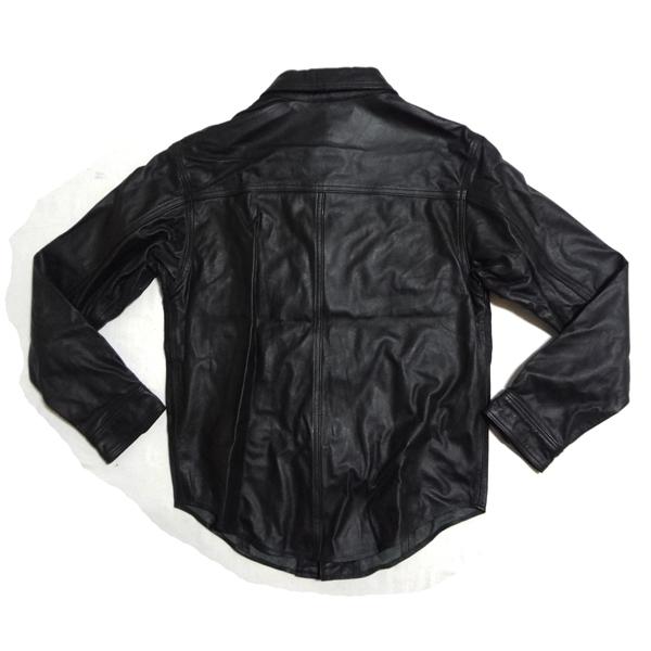 Harley-Davidson ブラック レザーシャツ Mサイズ Harley Davidson ハーレーダビッドソン ライダーレザーシャツ