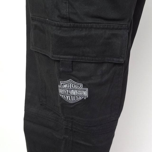 送料無料 ハーレーダビッドソン ブラックデニム ライディングパンツ