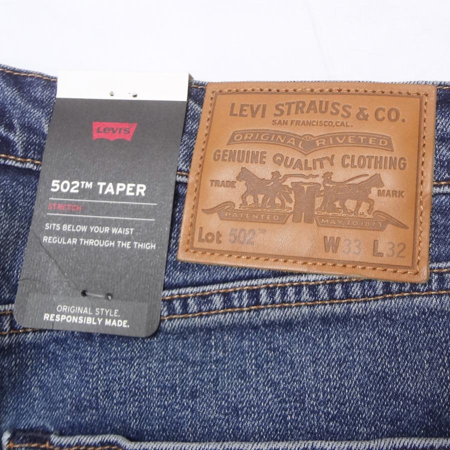 リーバイス 502 ストレッチデニム ジーンズ LEVI'S W33インチ ミッドインディゴ ブルー｜kaneko｜10