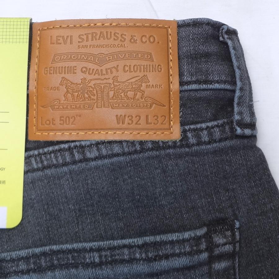 Levi's リーバイス 502 ストレッチデニム ブラック ジーンズ Levi's リーバイス 502 ストレッチデニム ブラック ジーンズ