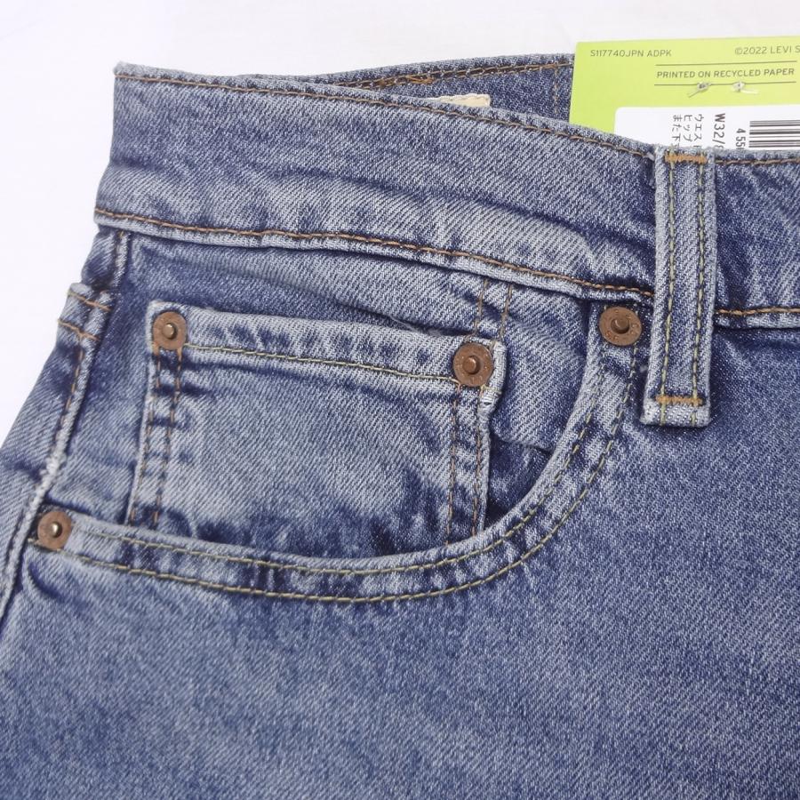 リーバイス 502 ストレッチデニム ジーンズ LEVI'S W32インチ ミディアムインディゴ ブルー｜kaneko｜07