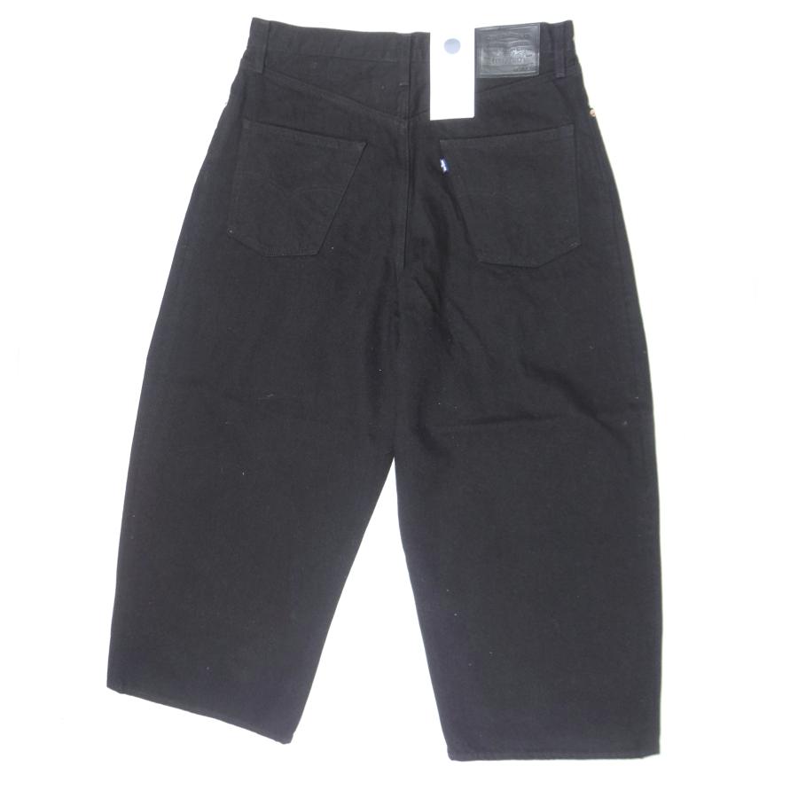 Levi's リーバイス W34インチ WIDE PLEAT CROP ブラックジーンズ Levi's リーバイス W34インチ WIDE PLEAT CROP ブラックジーンズ