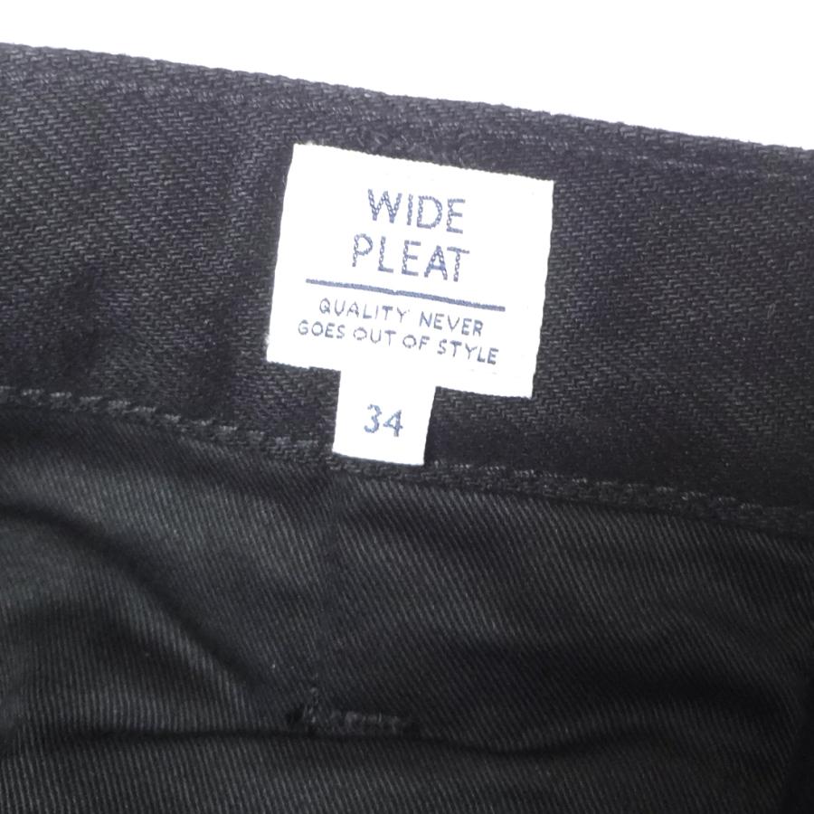 Levi's リーバイス W34インチ WIDE PLEAT CROP ブラックジーンズ Levi's リーバイス W34インチ WIDE PLEAT CROP ブラックジーンズ