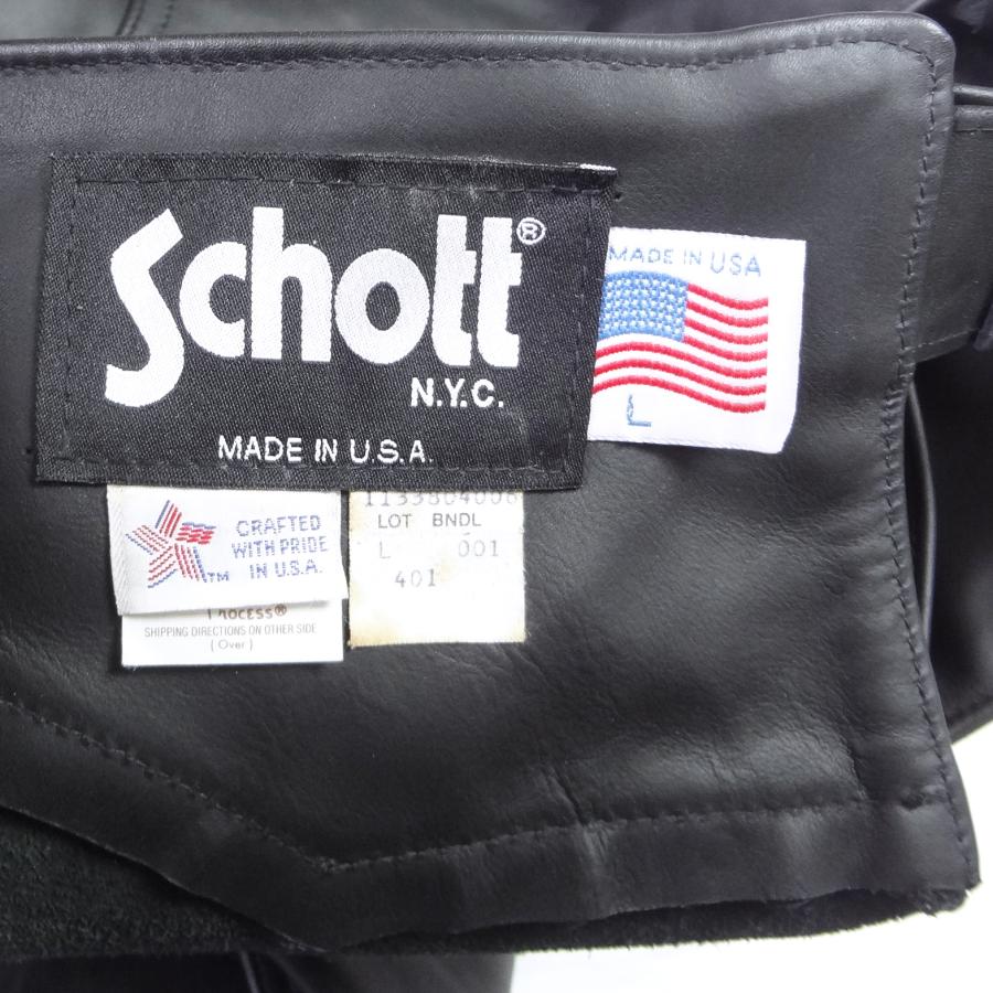 Schott N.Y.C（ショット） Schott 米国製 チャップス Chaps 牛革