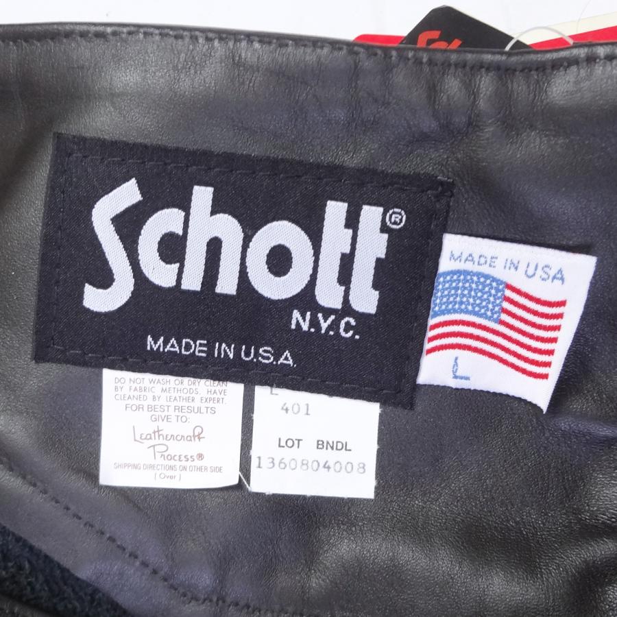 Schott N.Y.C（ショット） Schott 米国製 チャップス Chaps 牛革