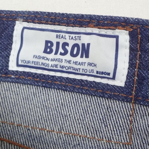バイソン BISON ベルボトム ブーツカット ジーンズ 日本製 メンズカジュアル フレアー W33インチ アメカジ 廃番モデル 〇 バイソンデニム（BISON DENIM） バイソン BISON ベルボトム ブーツ