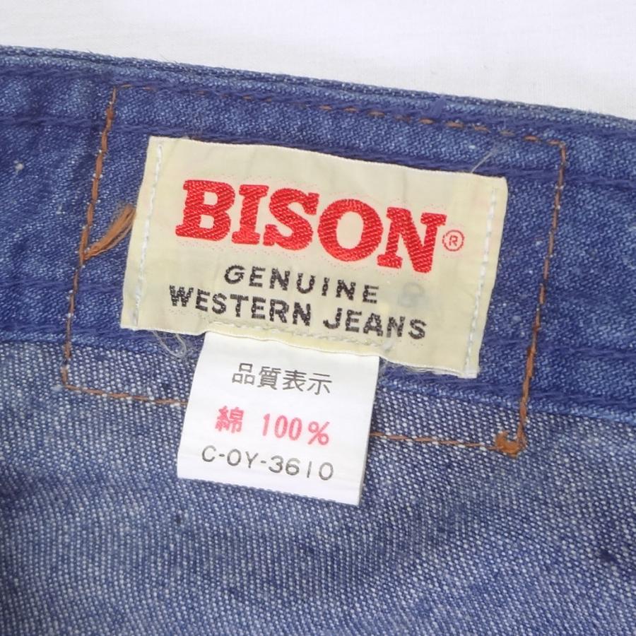 BISON　バイソン　レディース　デニムパンツ バイソンデニム バイソン BISON ベルボトム ブーツカット