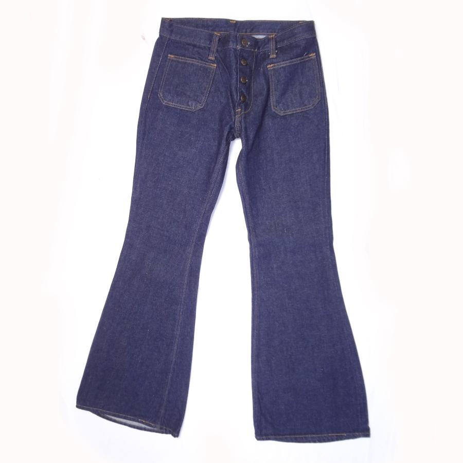 W34 70年代ヴィンテージ バイスラージーンズ ベルボトムタロン社製ジッパー W34 70年代ヴィンテージ バイスラージーンズ ベルボトムタロン社