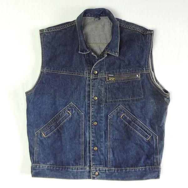 BOBSON ボブソン 中古デニムベスト VEST サイズL メンズ : ジーンズ 